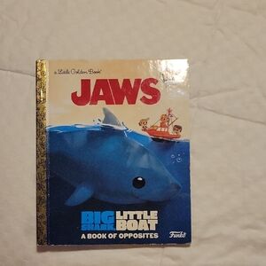Funko JAWS Big Shark Little Boat Opposites Book with Blue Shark By Geof Smith
